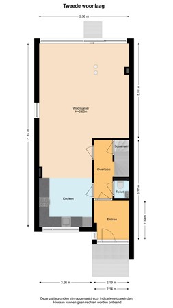 Floorplan - Bastinglaan 13, 2614 GP Delft
